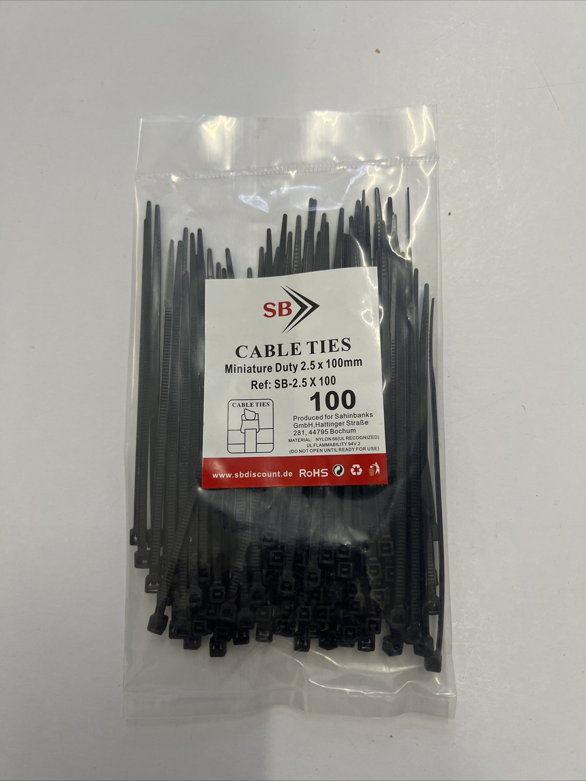 700tlg Kabelbinder Set 2,5/4,8x10/15/20 – EXTRA STARK (4,8mm) – Industriequalität