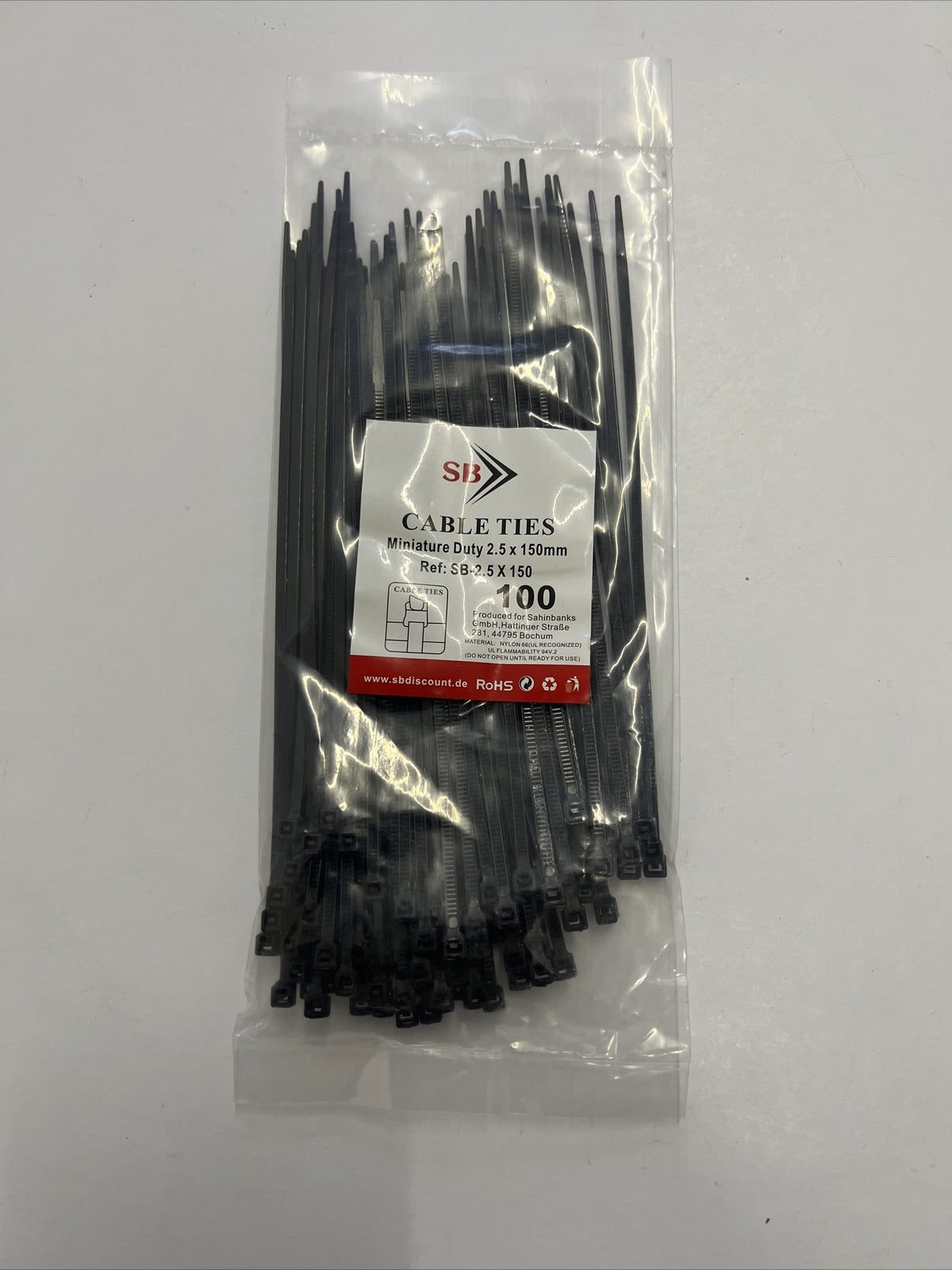 700tlg Kabelbinder Set 2,5/4,8x10/15/20 – EXTRA STARK (4,8mm) – Industriequalität