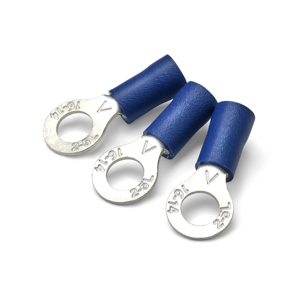 Ringkabelschuhe isoliert (Rot, Blau, Gelb) M3 - M12