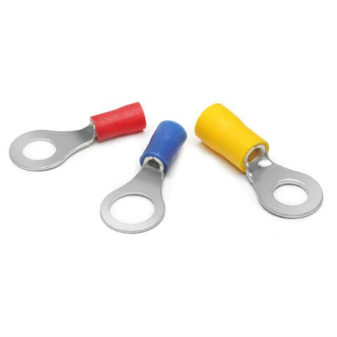 Ringkabelschuhe isoliert (Rot, Blau, Gelb) M3 - M12