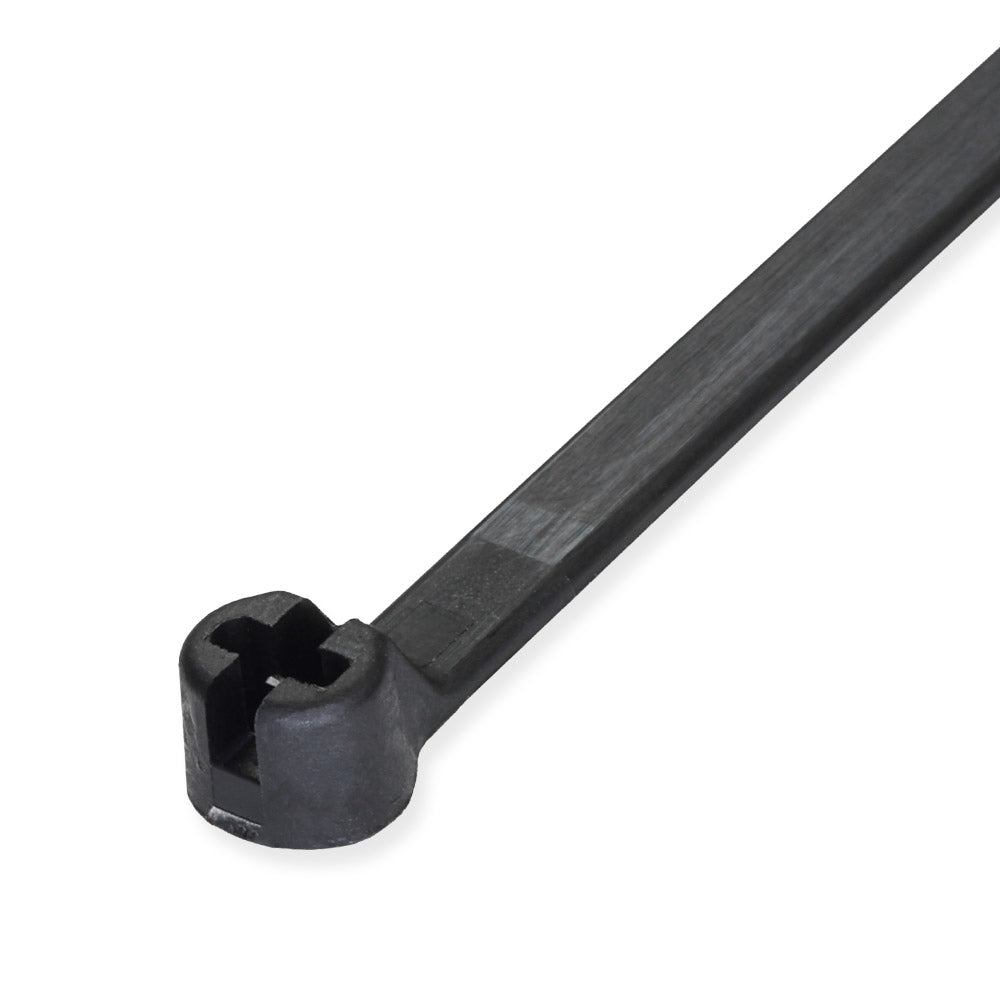 Kabelbinder Edelstahlzunge 300 x 4.5 mm schwarz