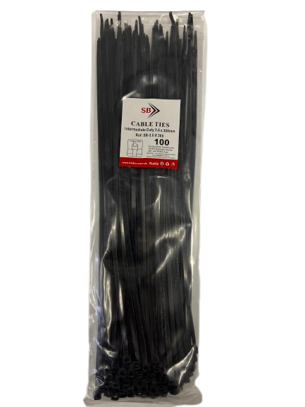 Kabelbinder 3,6 x 250 mm, schwarz 100 Stück