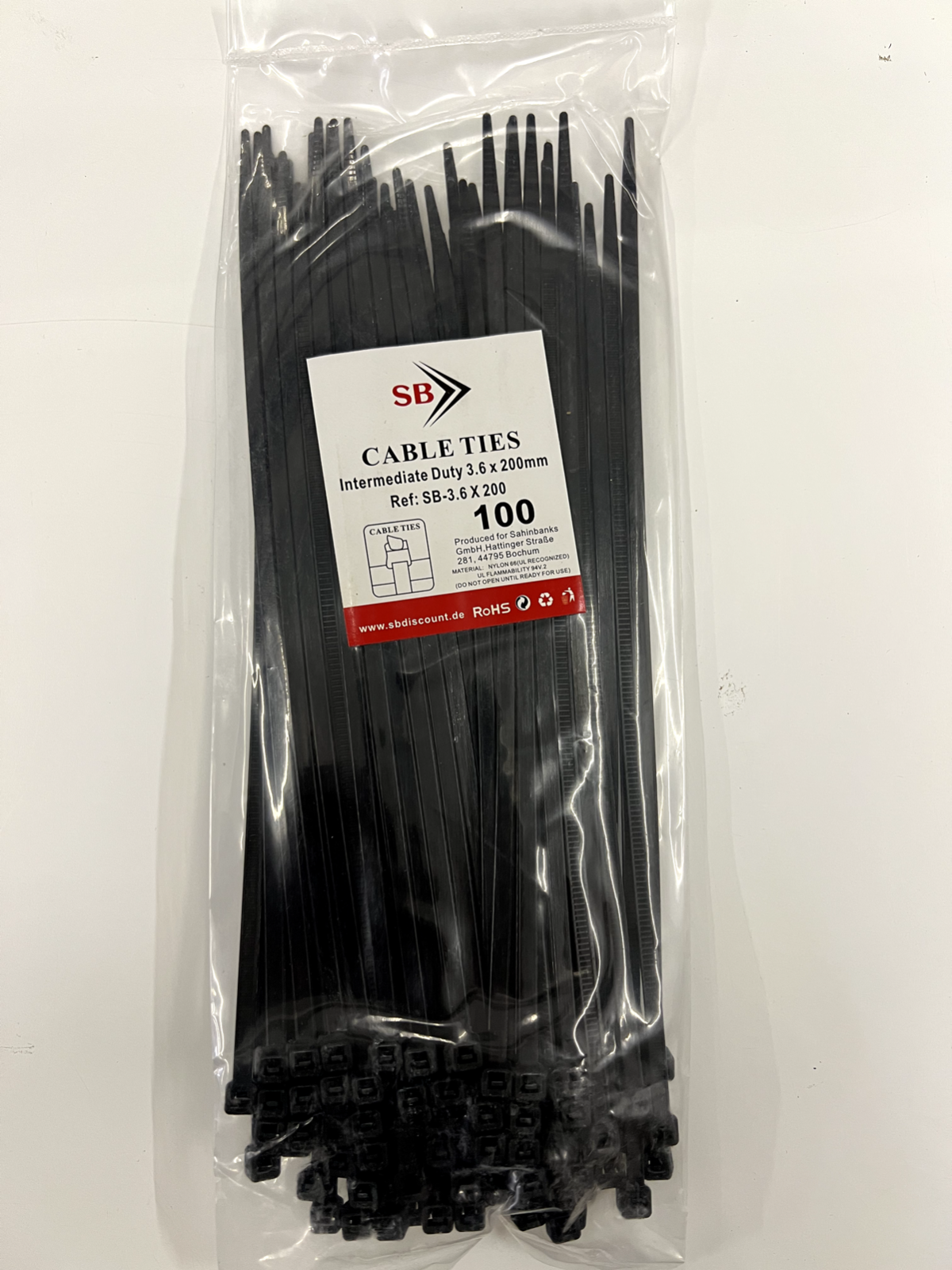 700tlg Kabelbinder Set 2,5/4,8x10/15/20 – EXTRA STARK (4,8mm) – Industriequalität