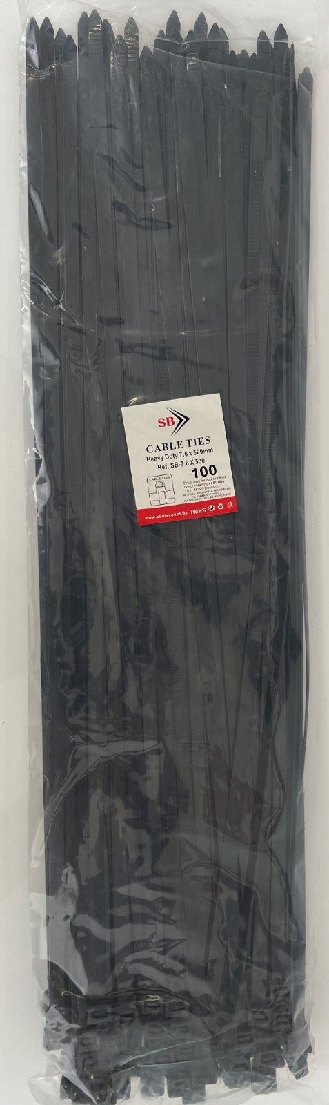 400tlg EXTREM Schwerlast Kabelbinder Set Heavy Strong 7,6 & 9,0 mm UV-beständig